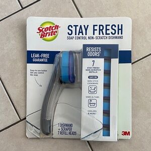 Stay Fresh Soap Control Dishwand - Blue